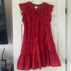 Knox Rose cotton lined dress Small EUC